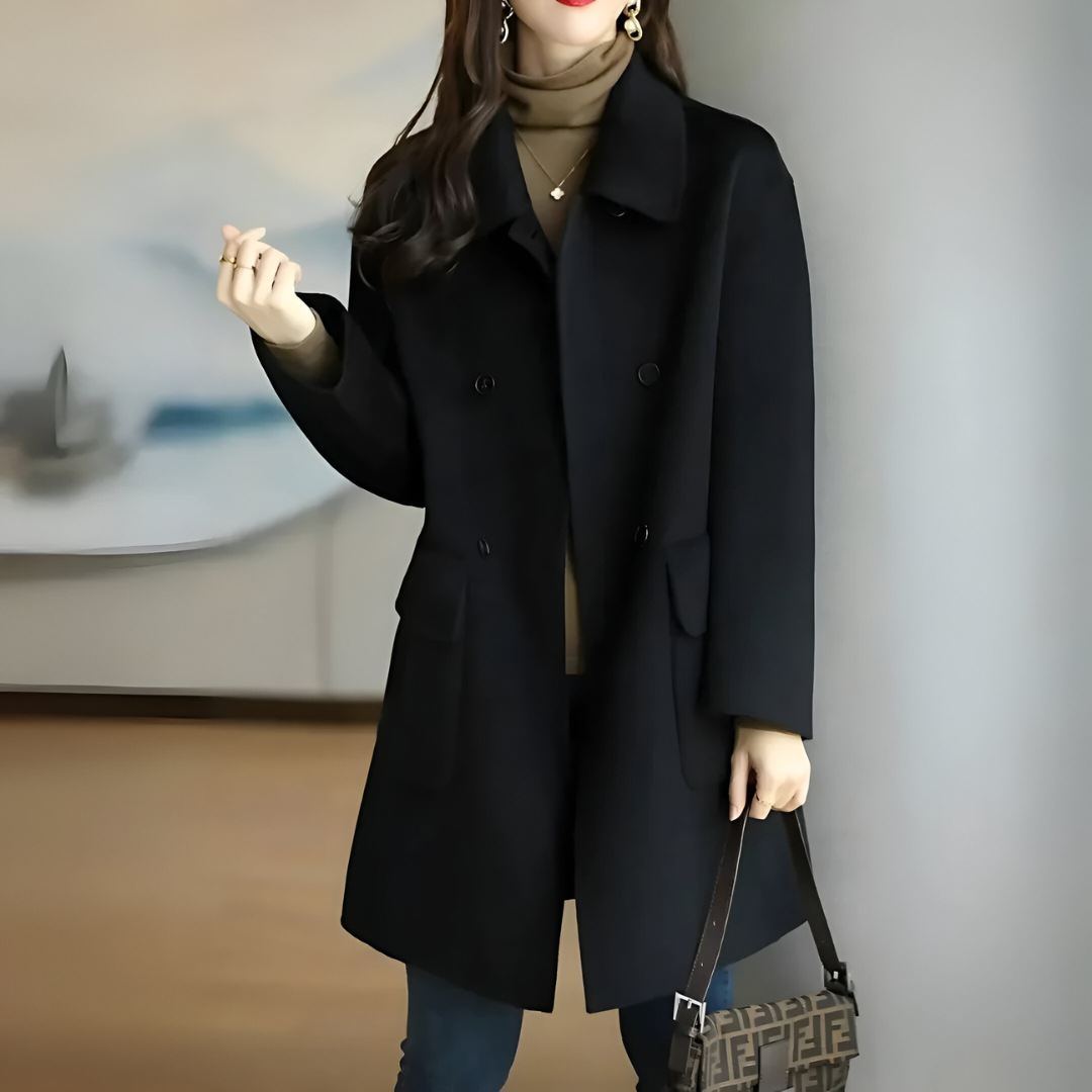 Marielle™ - Warm Coat with Timeless Elegance