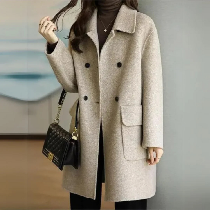 Marielle™ - Warm Coat with Timeless Elegance