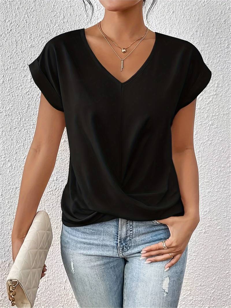 Linn - Casual T-shirt with Short Sleeves