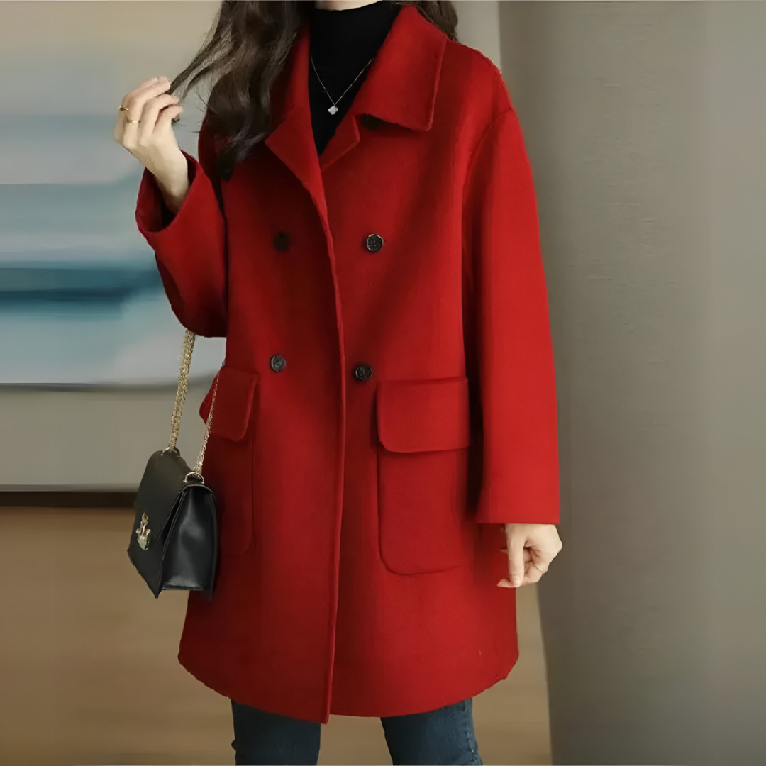 Marielle™ - Warm Coat with Timeless Elegance