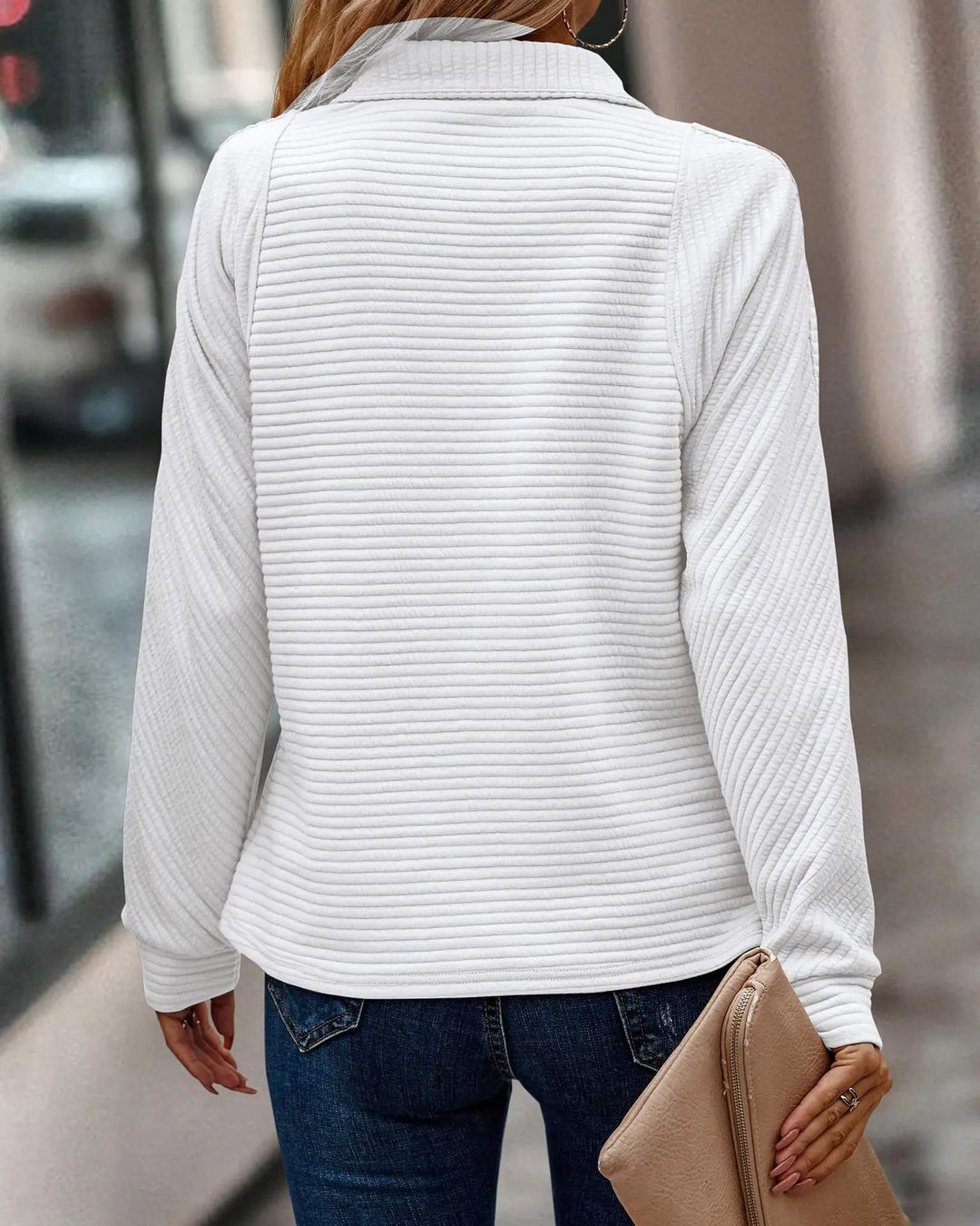 Angele Elegant V-Neck Sweater