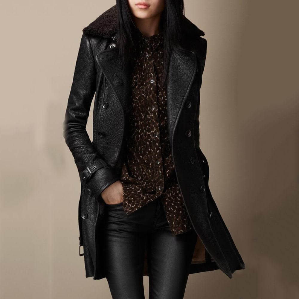 Gunther - Luxury Leather Coat