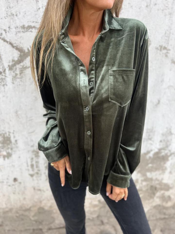 Miriane - Velvet blouse