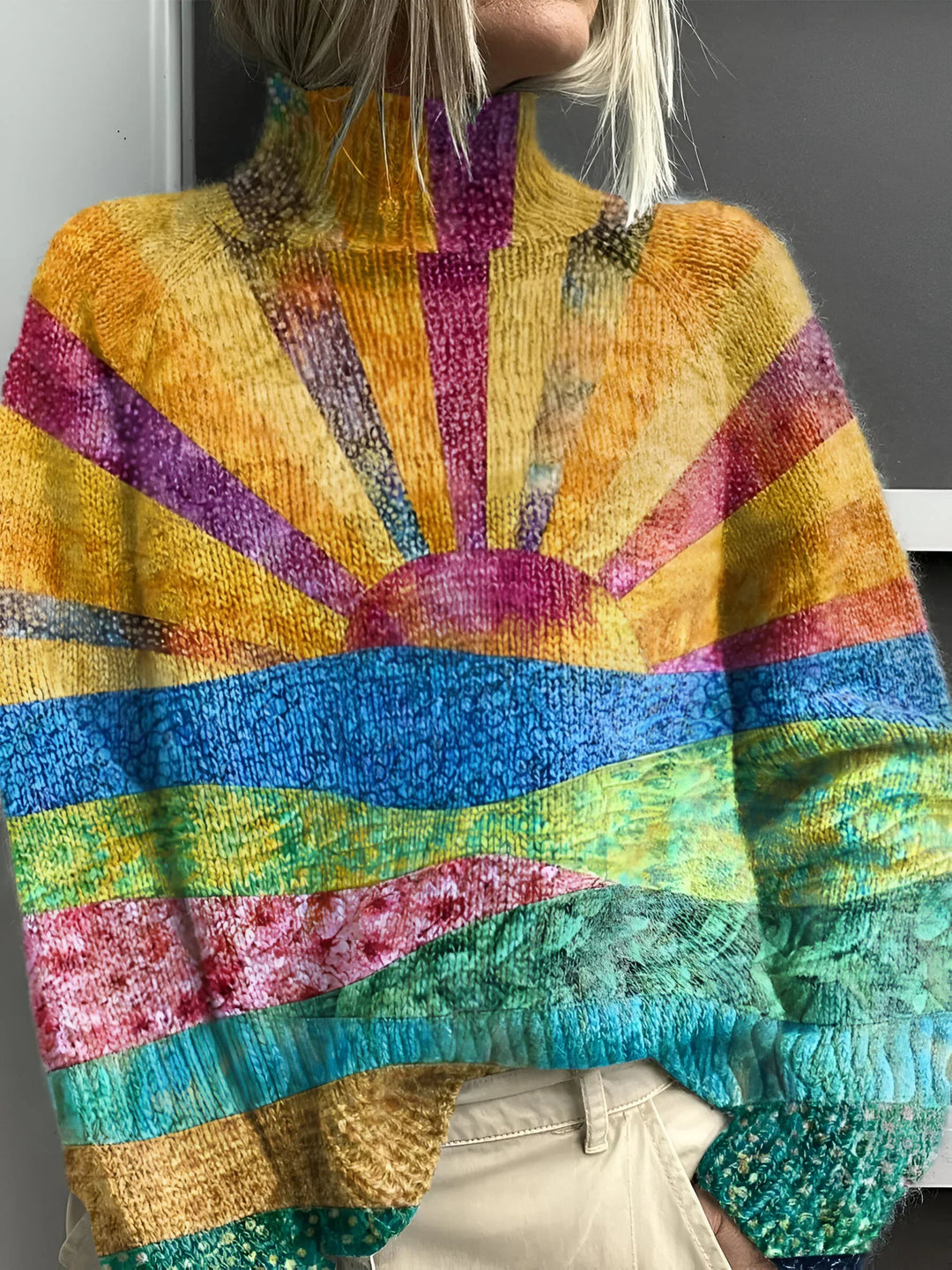 Noortje - Happy Colorful Turtleneck